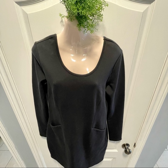 🌸3 for $30 NWT Vero Moda Black Dress Mini long sleeves Size L - Picture 5 of 12